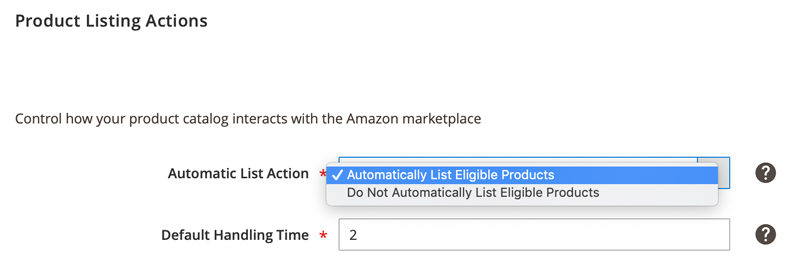 Automatically Listing Product options on Amazon Third Party Marketplace