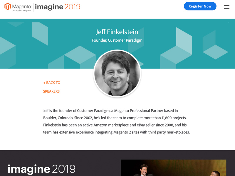 Jeff Finkelstein - Featured Speaker at Imagine