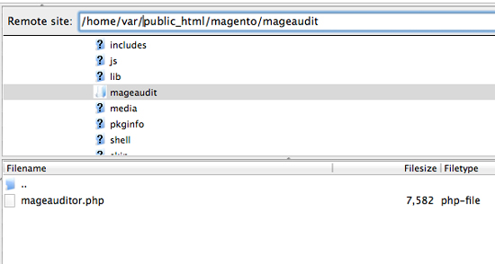 Magento Code Audit File in Directory