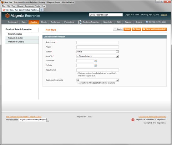 Magento Enterprise - Rule Based Upsell - Cross Sell with Magento Enterprise
