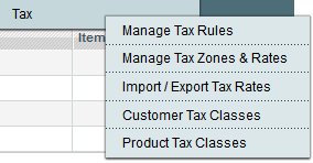 Magento Tax Rules and Navigation