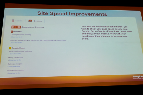 Site Speed Improvements