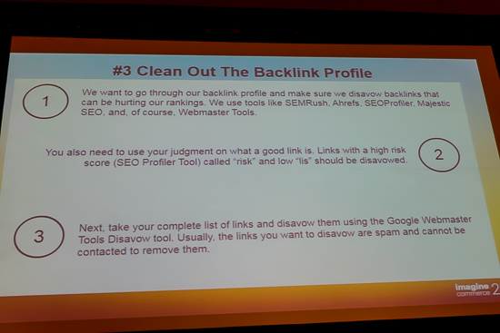 Clean Out Backlink Profile