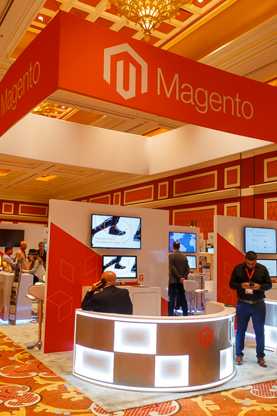 The Magento booth: