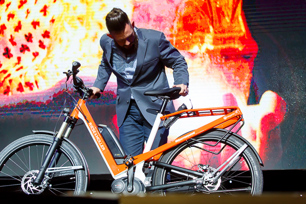 electric bike was part of an auction to raise money for the Make a Wish Foundation