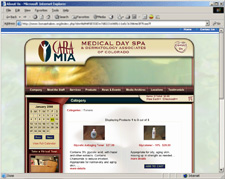 Cara Mia Medical Day Spa Site Redesign