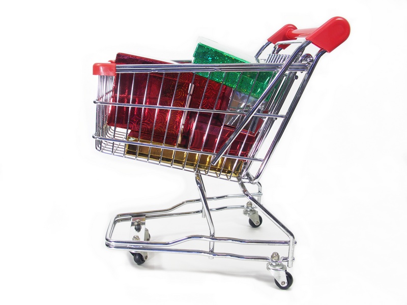 Shopping Cart with Presents - Ecommerce SEO - Customer Paradigm