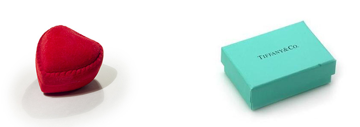 Generic Ring Box and Tiffany's Ring Box Comparrison