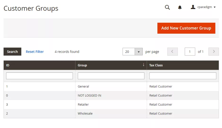 How Do I Create a New Customer Group in Magento 2? Customer Paradigm
