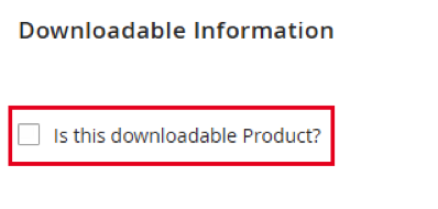 Adding Downloadable Information to Virtual Product