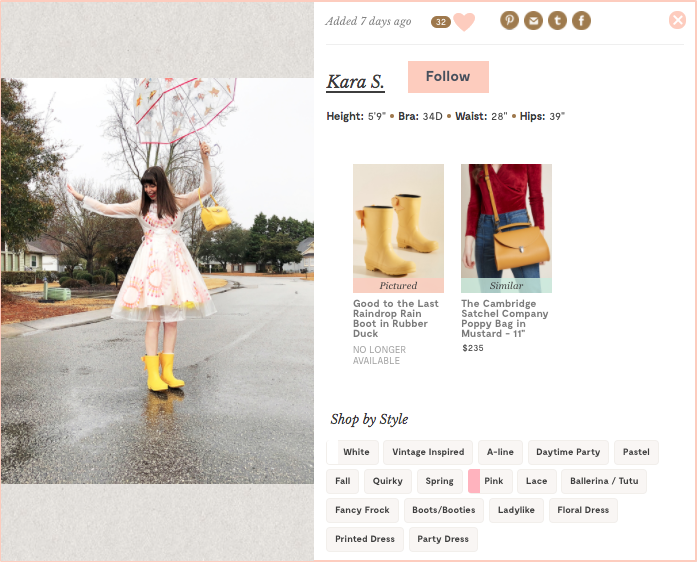 Modcloth user engagement example