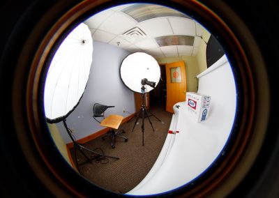 View of the studio for product photography in Boulder, CO