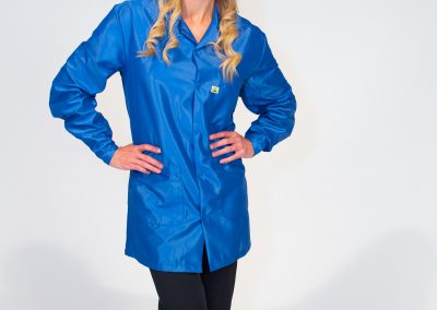 product photo - female in lab coat