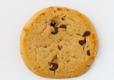 Chocolate chip cookie product photography