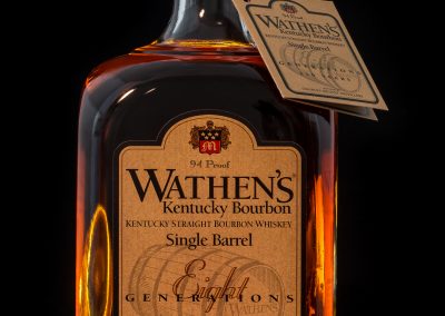bourbon bottle product photography